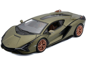 Bburago Lamborghini Sian FKP37 1:24 zelená metalíza Bburago Lamborghini Sian FKP37 1:24 zelená metalíza / BB18-21099