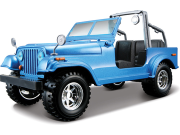 Bburago Jeep Wrangler 1:24 modrá / BB18-22033B