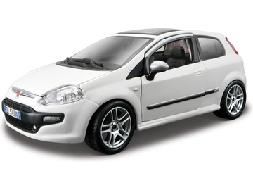 Bburago 1:24 Fiat Punto Evo white Bburago 1:24 Fiat Punto Evo white / BB18-22118