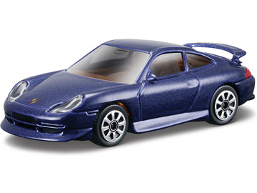 Bburago Porsche GT3 1:43 modrá metalíza / BB18-30179