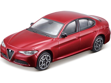 Bburago Alfa Romeo Giulia 1:43 červená metalíza Bburago Alfa Romeo Giulia 1:43 červená metalíza / BB18-30329