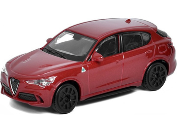 Bburago Alfa Romeo Stelvio 1:43 metallic red Bburago Alfa Romeo Stelvio 1:43 metallic red / BB18-30389R