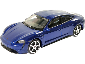 Bburago Porsche Taycan Turbo S 1:43 modrá metalíza / BB18-30433