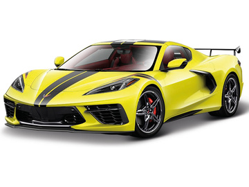 Bburago Corvette Stingray coupe 2020 1:43 žlutá Bburago Corvette Stingray coupe 2020 1:43 žlutá / BB18-30447