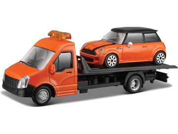 Bburago Car hauler with Mini Cooper S / BB18-31405