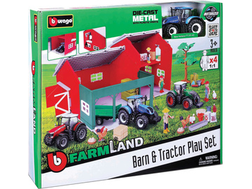 Bburago Farmland Farm Set s traktorem / BB18-31684