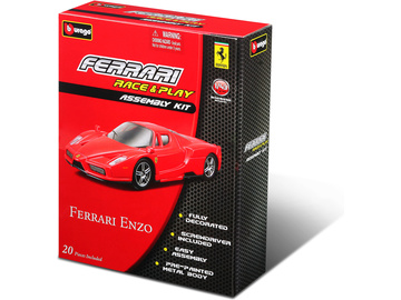 Bburago stavebnice aut Ferrari 1:43 (sada 12ks) / BB18-35200
