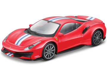 Bburago Ferrari 488 Pista 1:43 červená Bburago Ferrari 488 Pista 1:43 červená / BB18-36052