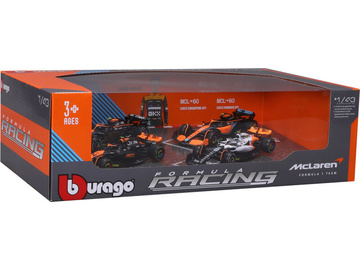 Bburago McLaren F1 Team 1:43 #4 Lando Norris (giftset 4pcs) / BB18-38096