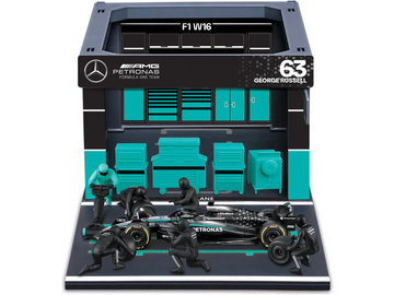 Bburago Mercedes-AMG Petronas W16 (2025) 1:43 #63 Russell (Pit Pass Set) / BB18-38458-63