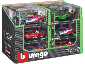 Bburago auta Race 1:32 (sada 12ks) / BB18-41141