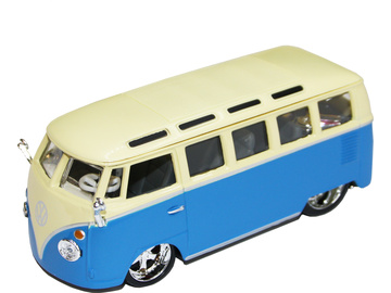 Bburago Plus Volkswagen Van Samba 1:32 modrá Bburago Plus Volkswagen Van Samba 1:32 modrá / BB18-42004B