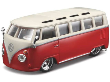 Bburago Plus Volkswagen Van Samba 1:32 červená Bburago Plus Volkswagen Van Samba 1:32 červená / BB18-42004R