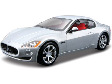 Bburago Plus Maserati GranTurismo 2008 1:32 stříbrná Bburago Plus Maserati GranTurismo 2008 1:32 stříbrná / BB18-42010S