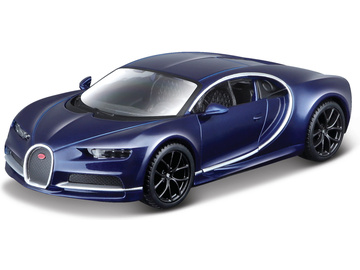 Bburago Plus Bugatti Chiron 1:32 modrá Bburago Plus Bugatti Chiron 1:32 modrá / BB18-42025B