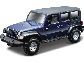 Bburago 1:32 Jeep Wrangler metalic blue / BB18-43012