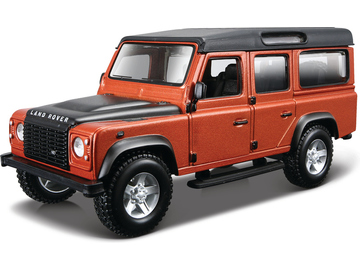 Bburago Land Rover Defeneder 110 1:32 hnědá metalíza / BB18-43029