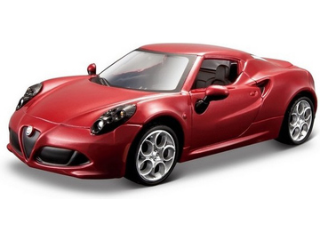 Bburago 1:32 Alfa Romeo 4C metalic red Bburago 1:32 Alfa Romeo 4C metalic red / BB18-43037R