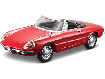 Bburago Alfa Romeo Spider 1966 1:32 červená Bburago Alfa Romeo Spider 1966 1:32 červená / BB18-43047