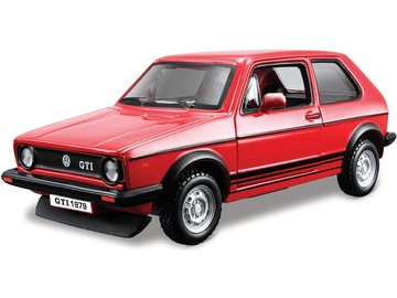 Bburago Volkswagen Golf Mk1 GTI 1979 1:32 červená / BB18-43059