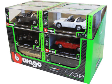 Bburago auta Classic 1:32 (sada 12ks) / BB18-43210X