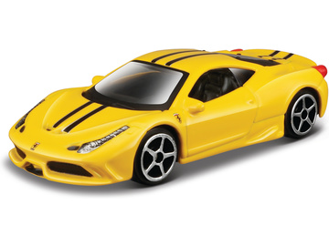 Bburago Ferrari 458 Italia Speciale 1:64 žlutá / BB18-56010Y