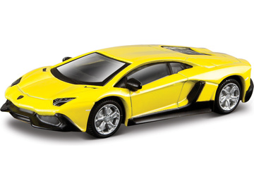 Bburago Lamborghini Aventador LP 700-4 1:64 žlutá metalíza / BB18-59029