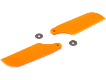 Blade Tail Rotor Blade Set, Orange: B450 3D, B400, B450 X / BLH1671OR
