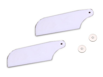 Blade Tail Rotor Blade Set, White: B450, 330X Blade Tail Rotor Blade Set, White: B450, 330X / BLH1671