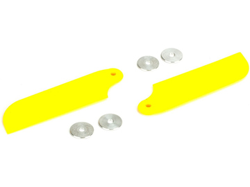 Blade listy ocasního rotoru žluté: 500 3D/X / BLH1871YE