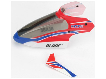 Blade kabina červená se stabilizátorem: mCP X / BLH3518