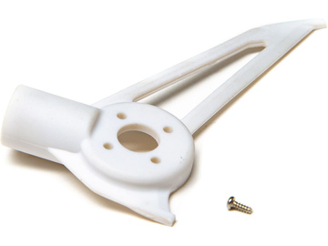 Blade Vertical Tail Fin Motor Mount, White: 150 S / BLH5404