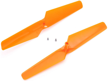 Blade Prop, CW & CCW Rotation, Orange: 180 QX HD, mQX / BLH7405