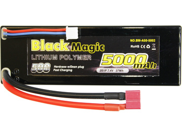 Black Magic LiPol Car 7.4V 5000mAh 50C Deans / BMA50-5000-2D