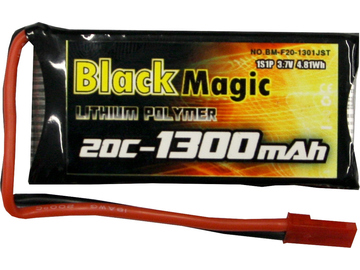 Black Magic LiPol 3.7V 1300mAh 20C JST / BMF20-1300-1JST