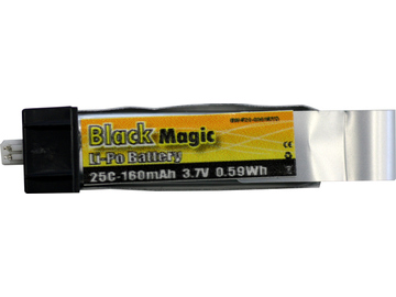 Black Magic LiPol 3.7V 160mAh 25C EFL / BMF25-0160-1EFL
