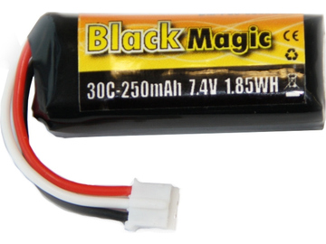 Black Magic LiPol 7.4V 250mAh 30C JST-PH Black Magic LiPol 7.4V 250mAh 30C JST-PH / BMF30-0250-2S