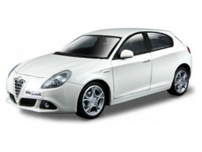 Bburago 1:24 Alfa Romeo Giulietta white - Metal model (BB18-22128