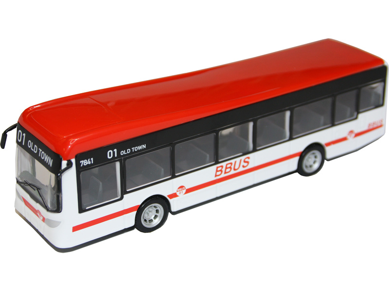 Bburago City Bus červený