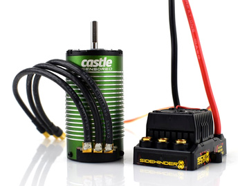 Castle Motor 1515 2200Kv V2 Sensored, ESC Sidewinder 8 / CC-010-0139-02