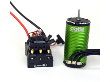 Castle Motor 1415 2400Kv Senzored, ESC Cobra 10 Castle Motor 1415 2400Kv Senzored, ESC Cobra 10 / CC-010-0174-15