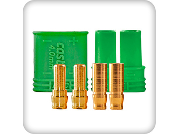 Castle Connector Polarized Bullet 4mm (pair) / CC-011-0065-00