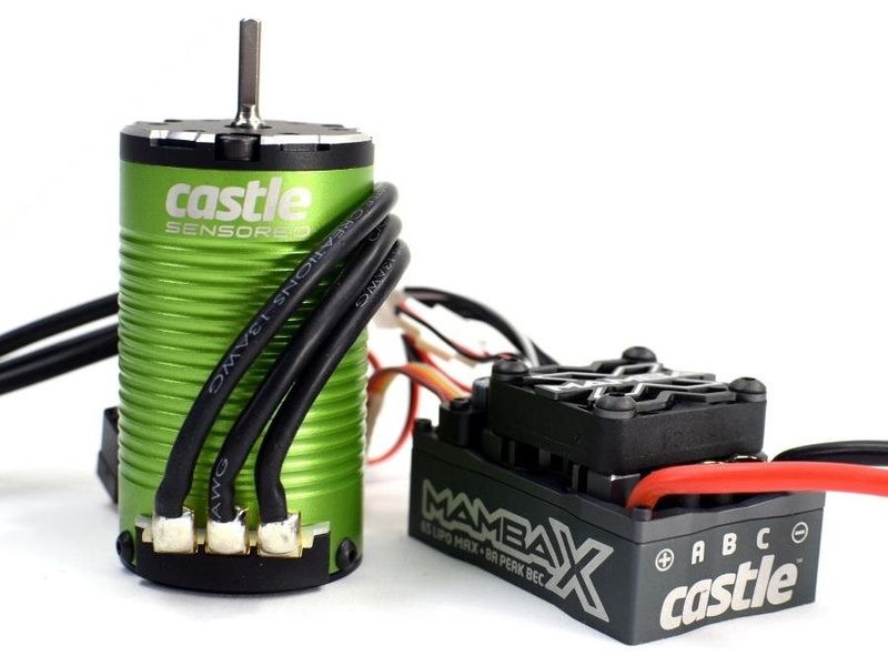 Castle motor 1412 2100ot/V senzored, reg. Mamba X SCT CC-010-0155-14