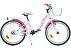 DINO Bikes - Dětské kolo 20" Girl White/Pink