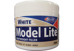 Model Lite White lehký tmel na dřevo bílé barvy 240ml