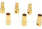 Gold Bullet Connector Set, 3.5mm (3)