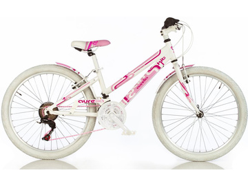 DINO Bikes - Dětské kolo 24" Aurelia Game Kit růžové / DB-1024G