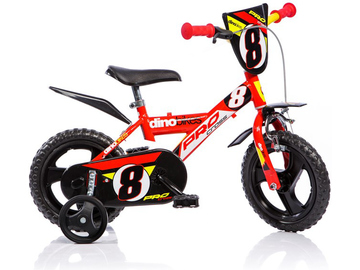 DINO Bikes - Dětské kolo 12" červené / DB-123GLN