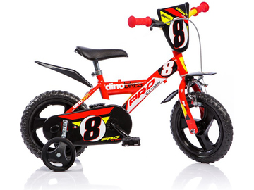 DINO Bikes - Children's bike 12" red DINO Bikes - Children's bike 12" red / DB-123GLN
