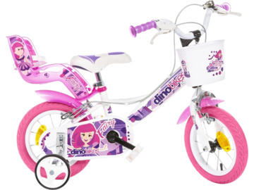 DINO Bikes - Children's bike 12" Fairy white / DB-124RSN-05FY